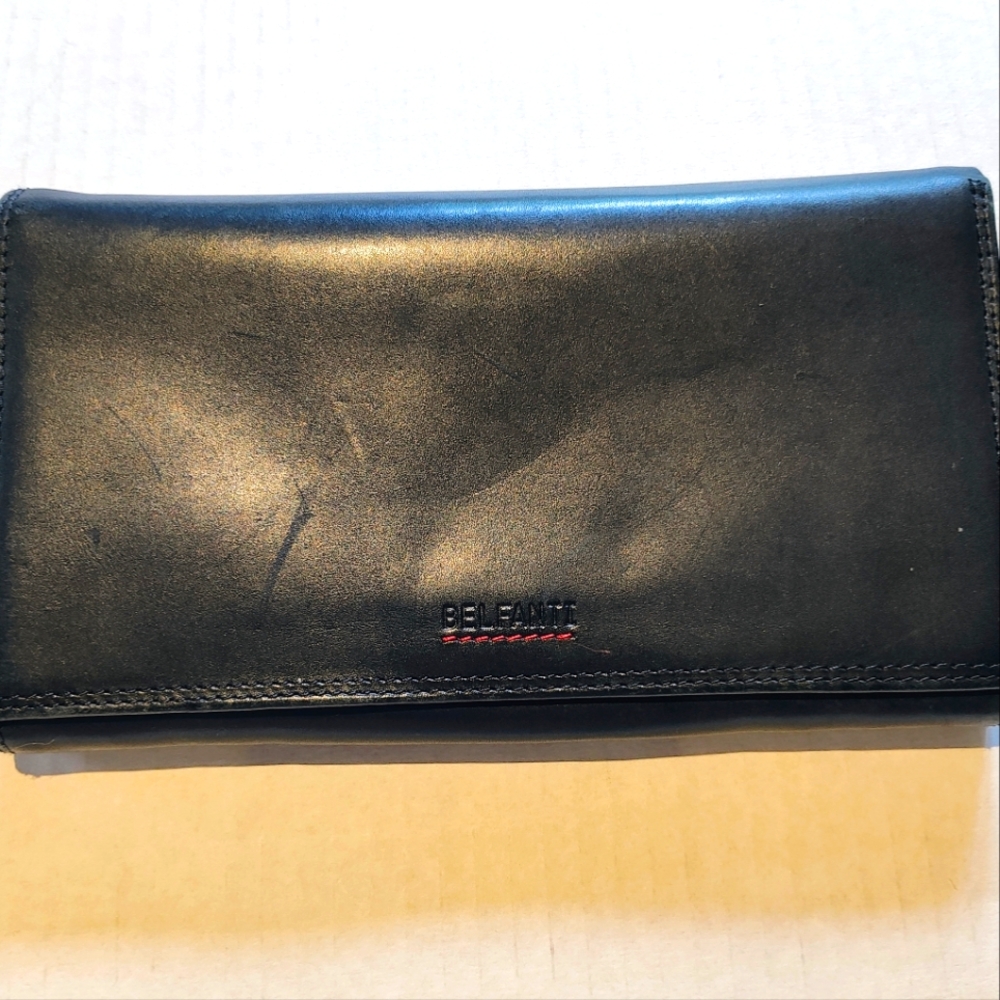 Belfanti Black Italian Leather Wallet